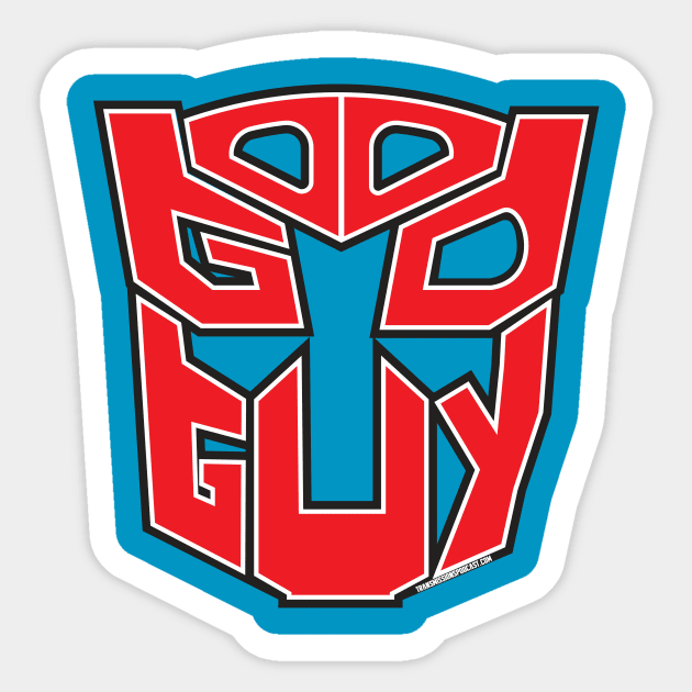 Good Guys logo Sticker by TransMissions Podcast